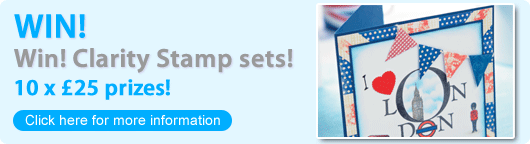 Win! Clarity Stamp sets! 10 x £25 prizes!
