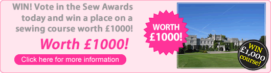 Vote in the Sew Awards and Win!