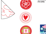 Card Making Downloads : Exclusive Snowflake Garland Templates and Instructions