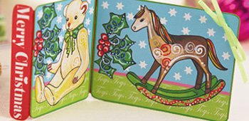 Vintage Toy Christmas Cards