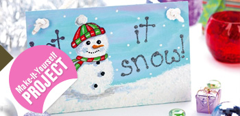 Painted Christmas Wall-Hanging