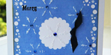 Card Making Ideas : Snowflake Christmas Card