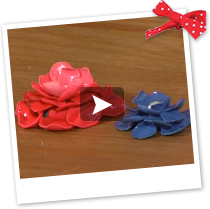 How to make polymer-clay flowers