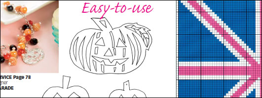 Crafts Beautiful Xtra October 2010 Template Pattern Pack