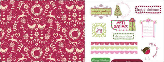 Free Patterned Papers & Sentiments - Crafts Beautiful Christmas Special
