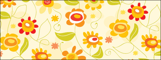 3 Bonus Papers – Trendy Retro Florals
