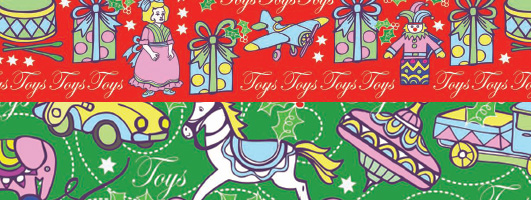 Vintage Toy Christmas Papers