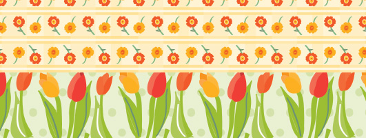 3 exclusive floral papers by Annie Bellamy