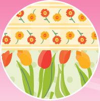 3 exclusive floral papers by Annie Bellamy