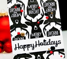 Spellbinders Happy Holidays Card Spellbinders Happy Holidays Card
