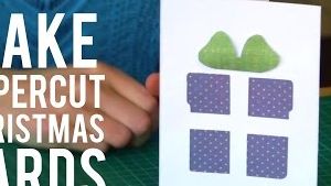 How To Make Paper Cut Christmas Cards