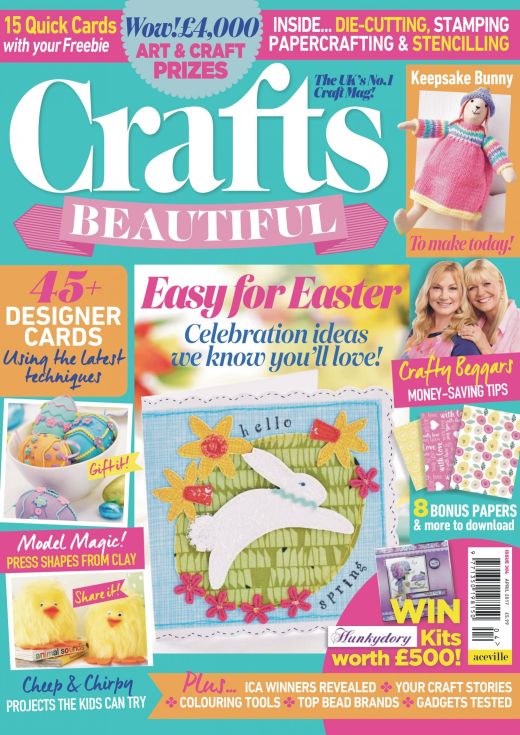 Crafts Beautiful April 2017 Issue 304 Template Pack