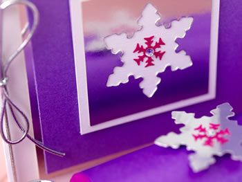 Snowflake Card & Christmas Cracker Making