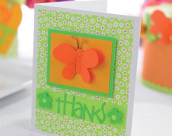 3-D Butterflies Homemade Box & Card