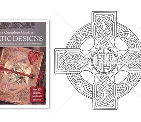 Detailed Celtic Cross Free Digital Download