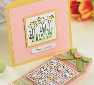 Spring Stamped Daffodil Cards