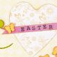 Faux Stitching Bright Easter Cards