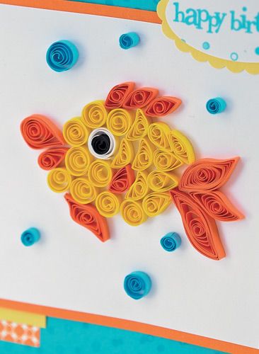 Quilled Sealife Cards