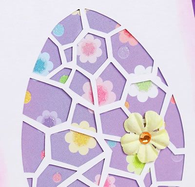 Papercut Egg Easter Card