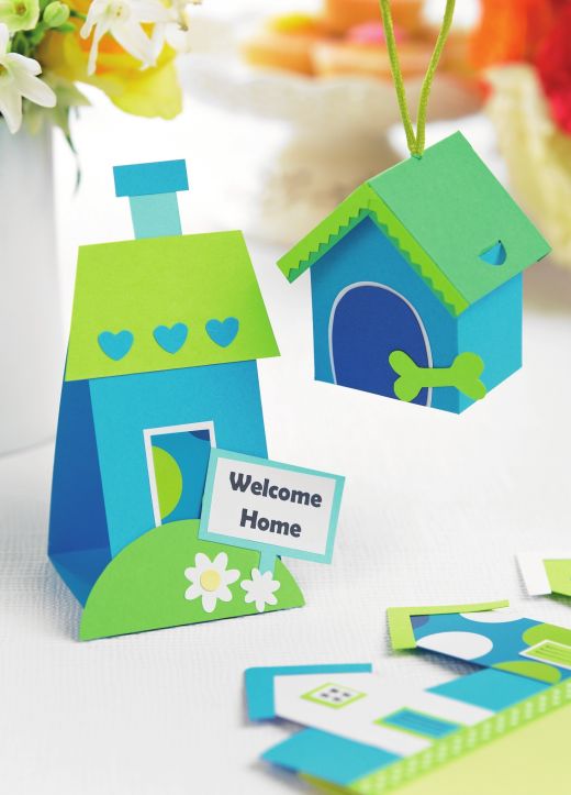 3-D House Warming Cards