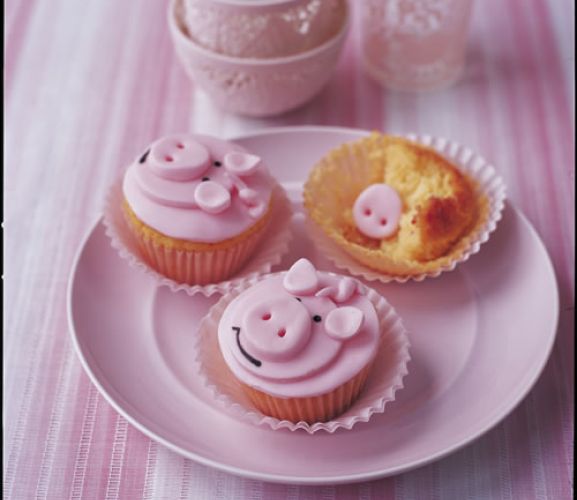 Pig Sugarcraft Cupcake Recipe