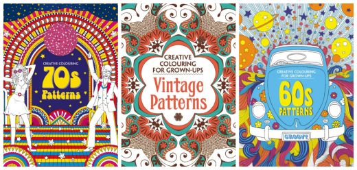 Win One of Four Retro Colouring Books