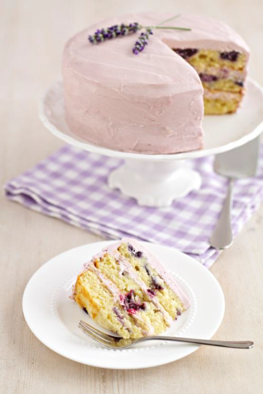 Blueberry & Lavender Cake