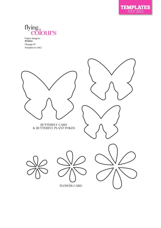 Butterfly Card & Butterfly Plant Pokes