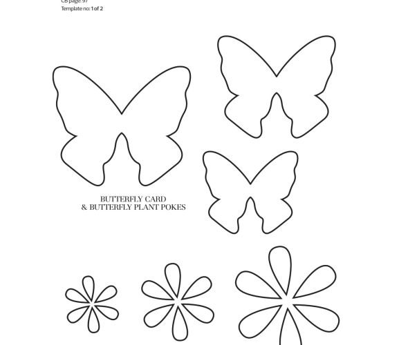 Butterfly Card & Butterfly Plant Pokes