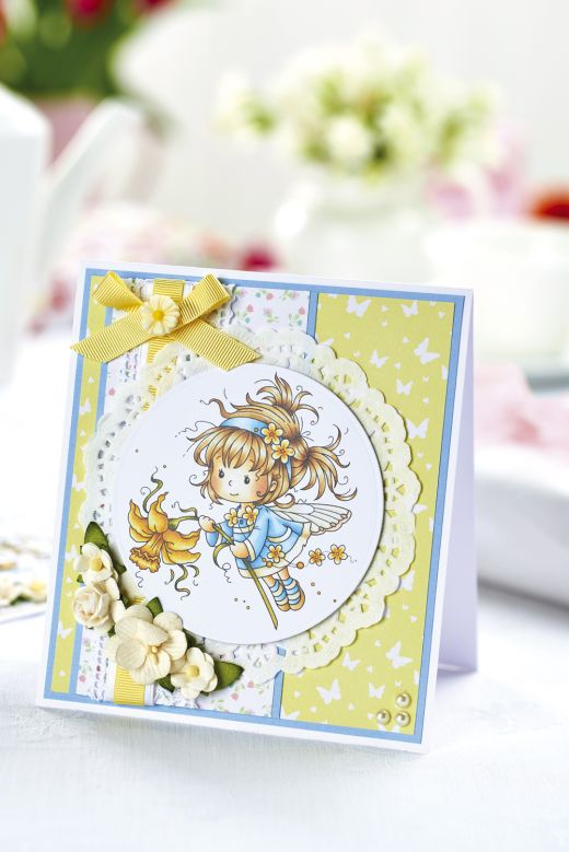 Daffodil Fairy Card