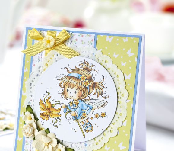 Daffodil Fairy Card