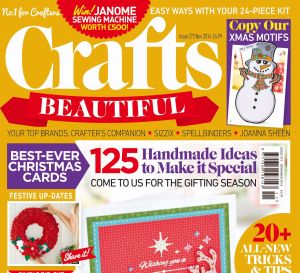 Crafts Beautiful November 2014 Issue 273 Template Pack