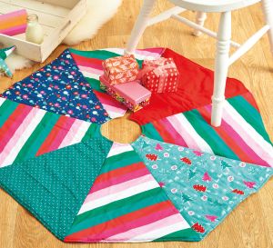 Patchwork Tree Skirt and Star