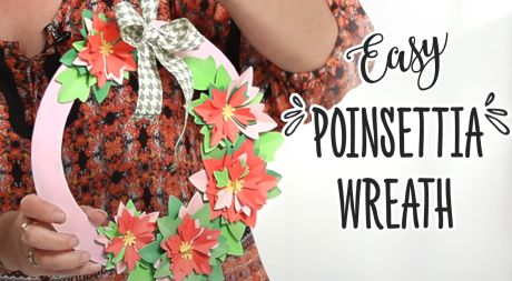 Easy Poinsettia Wreath Templates
