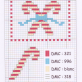 Candy Cane Cross-Stitch Chart