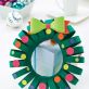 Simple Christmas Papercraft Wreath Template