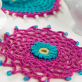 Colourful Crochet Coasters