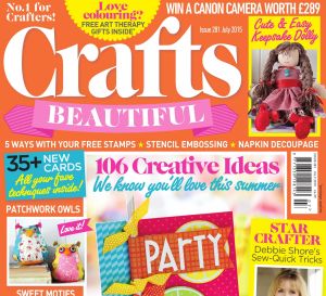 Crafts Beautiful July 2015 Issue 281 Template Pack