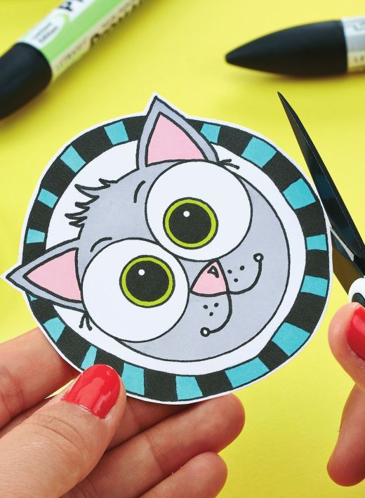 Decoupage Cat Card