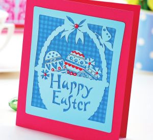 Easter Cards Using Papercutting
