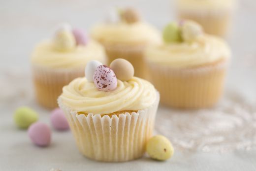 Vanilla Easter Cupcakes