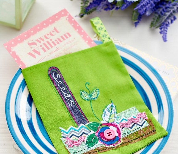 Embroidered Gardeners’ Gifts Free Craft Project Stitching Crafts