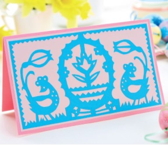 Intricate Easter Papercutting Template