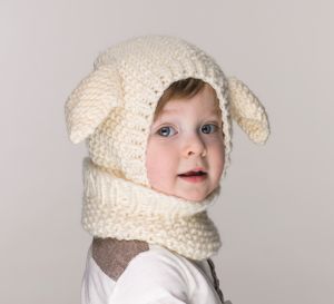 Knitted Lamb Hat