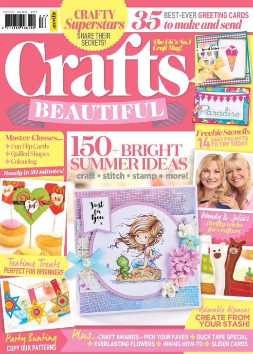 Crafts Beautiful July 2017 Issue 307 Template Pack