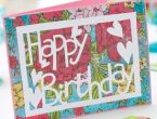 Happy Birthday, Love & Bird Papercutting Templates