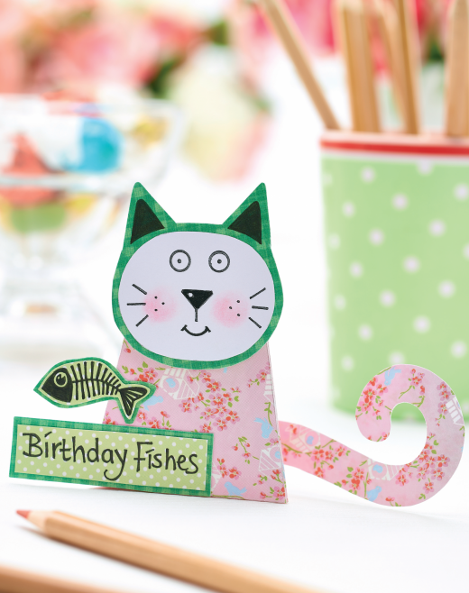 Papercraft Cat Templates Free Card Making Downloads Card Making