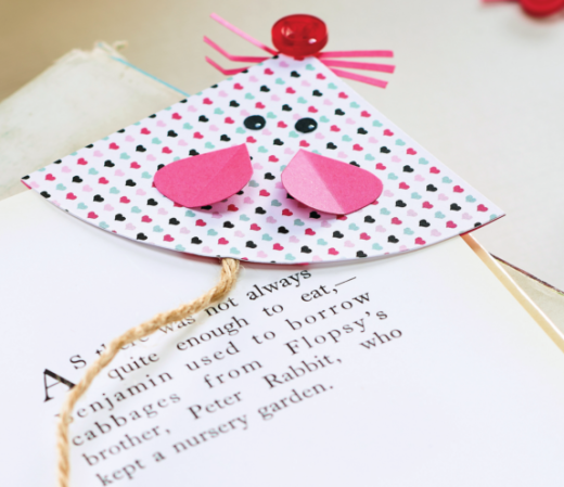 Papercraft Mouse Bookmark