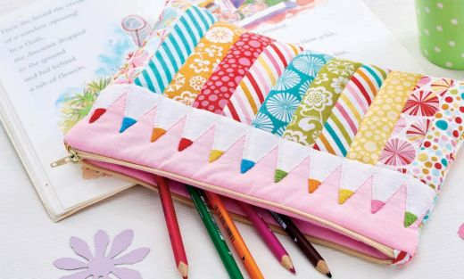 Patchwork Pencil Case