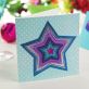 Purple & Turquoise Christmas Cards